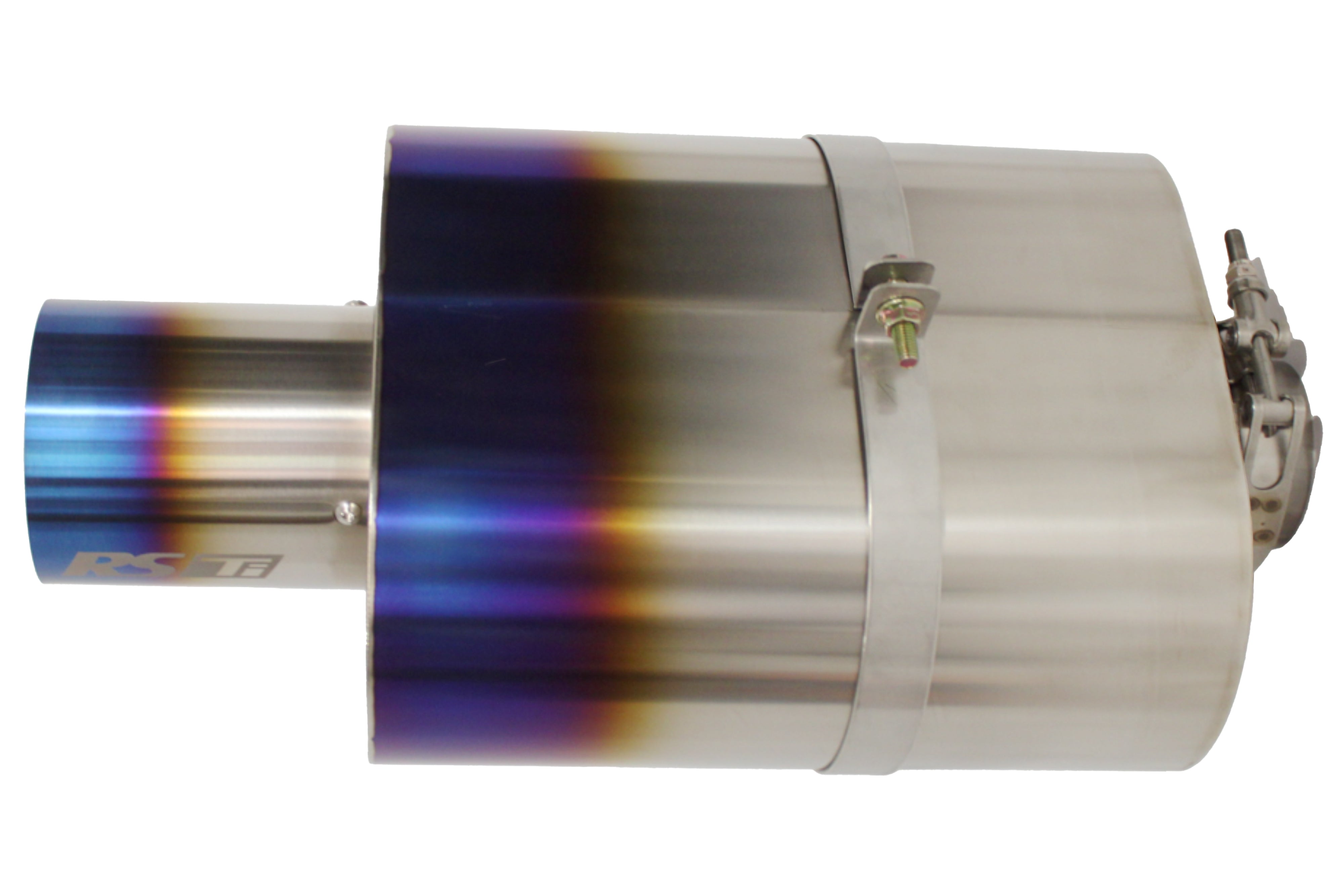 RS-TI UNIVERSAL OVAL MUFFLER 2.5"- 105MM TIP - (11003525)