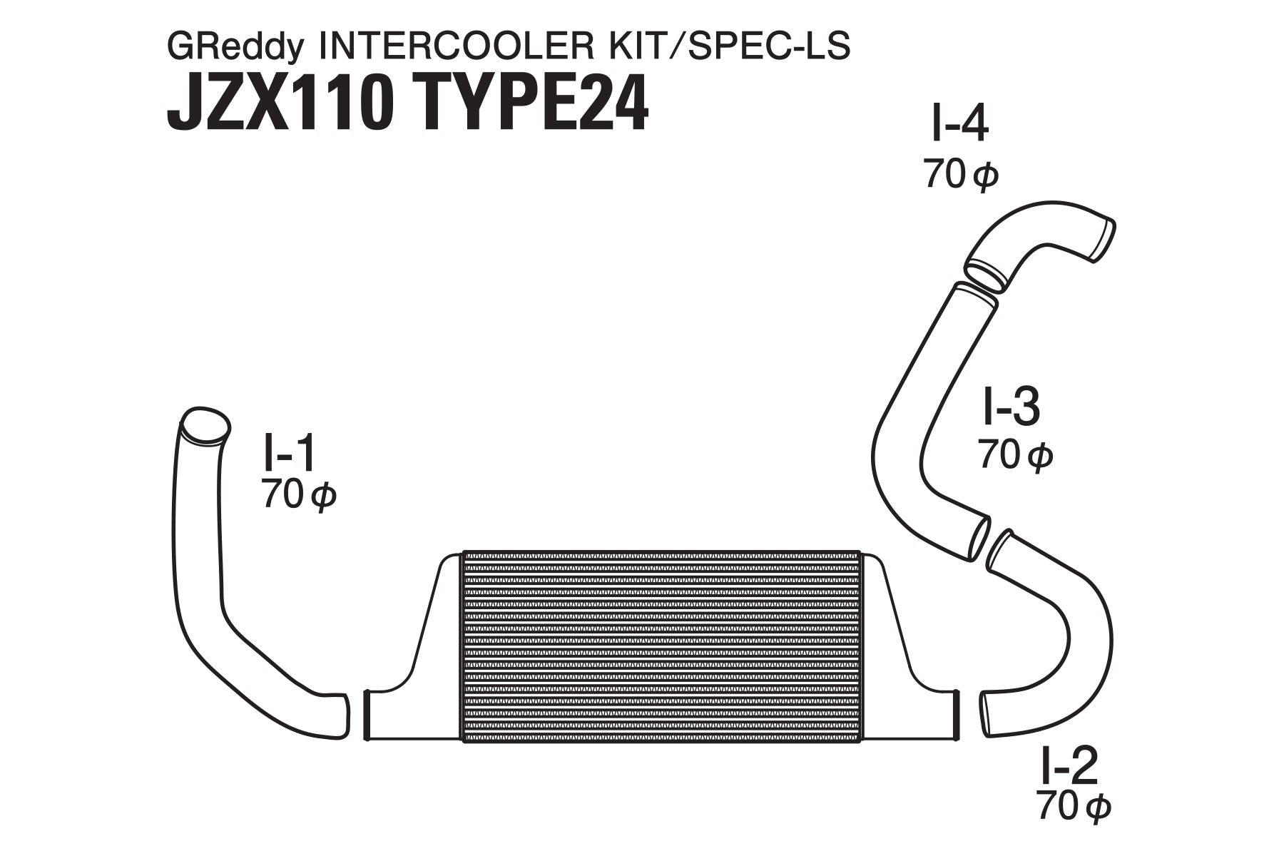 TRUST INTERCOOLER SPEC-LS T-24 JZX110 - (12010462)