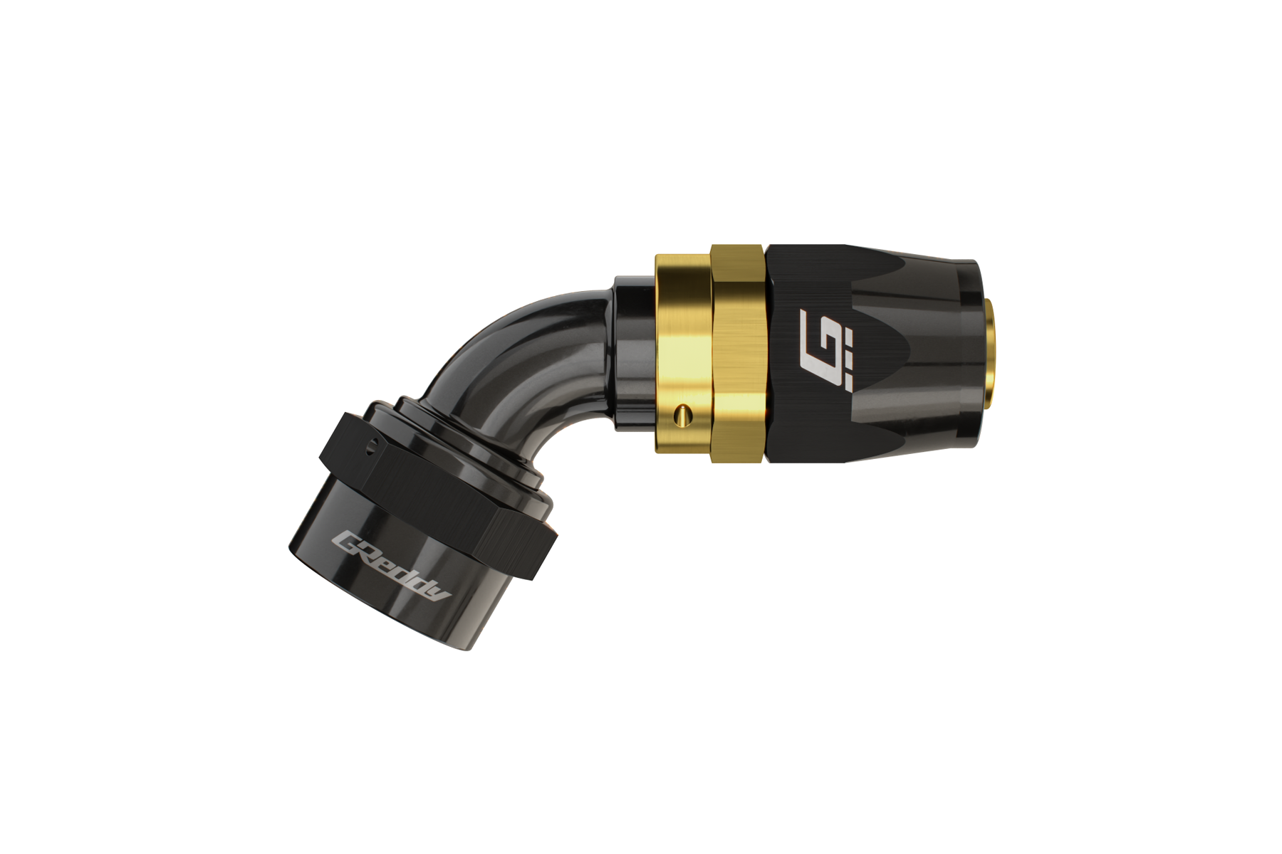 GReddy -10 AN Swivel Hose End(s) - Black / Gold anodized