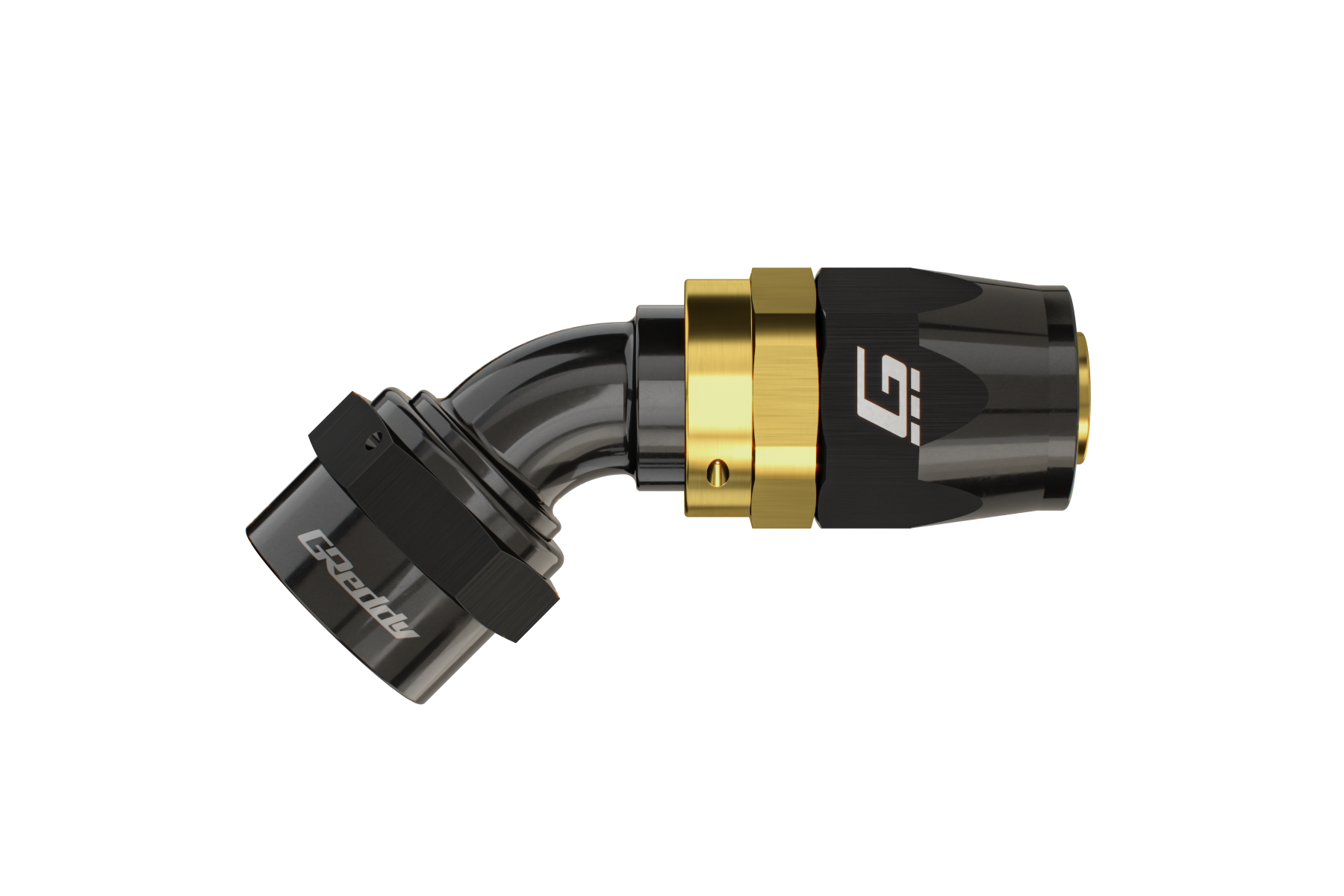 GReddy -12 AN Swivel Hose End(s) - Black / Gold anodized