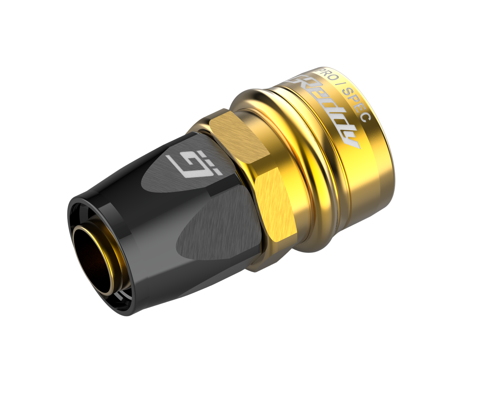 GReddy PRO/SPEC -04 Quick-Release Swivel Hose End(s) - Black / Gold anodized