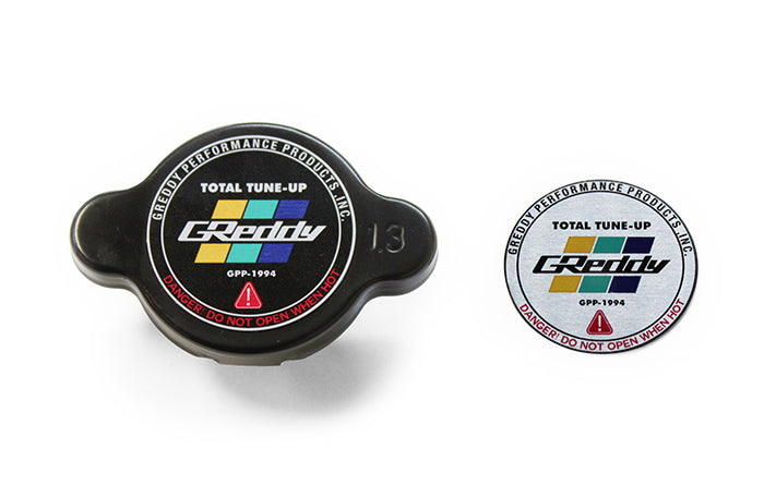 GReddy High Pressure Radiator Cap(s) - 1.3kg/cm2 - polished/black