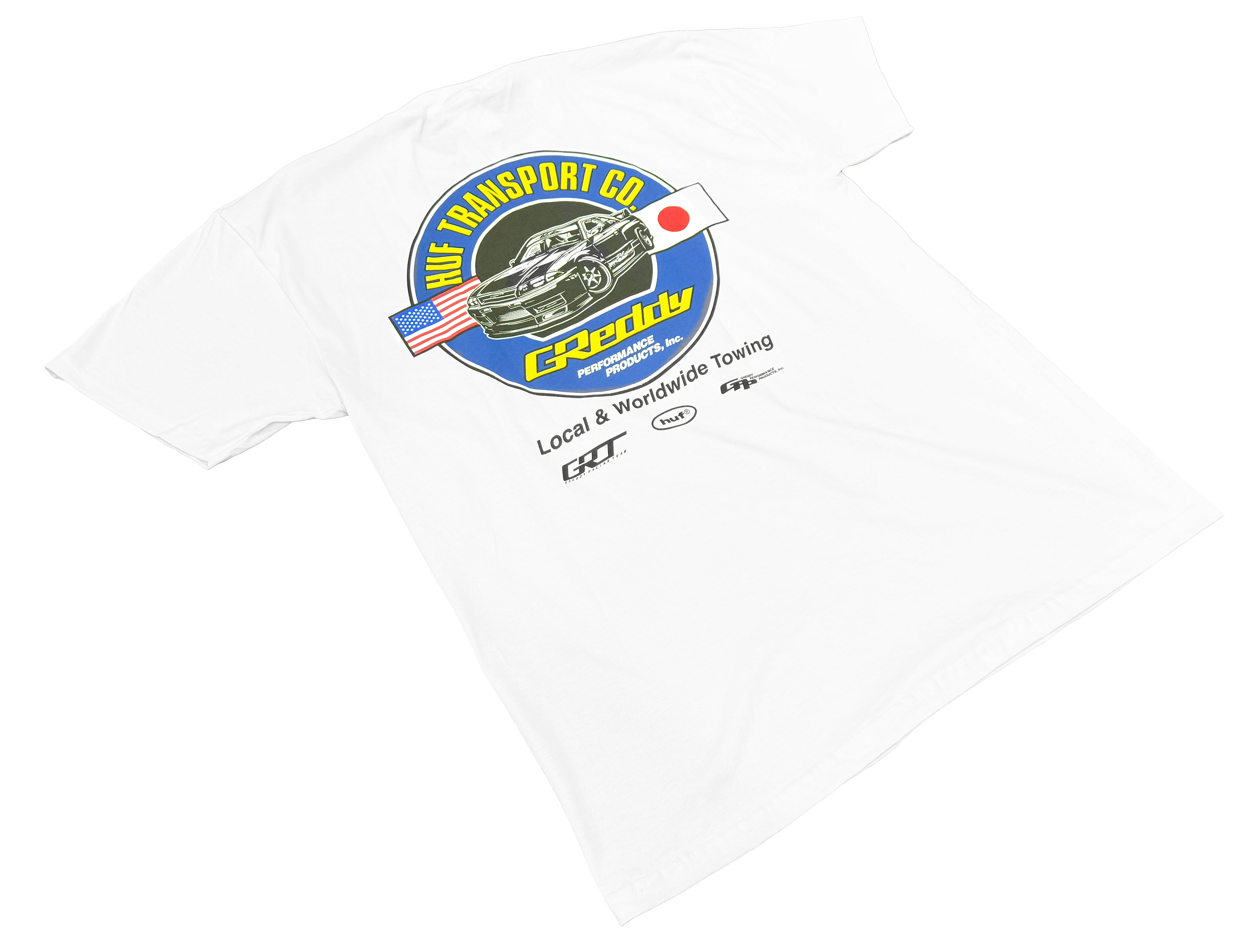 HUF x GReddy Transport S/S Tee - White
