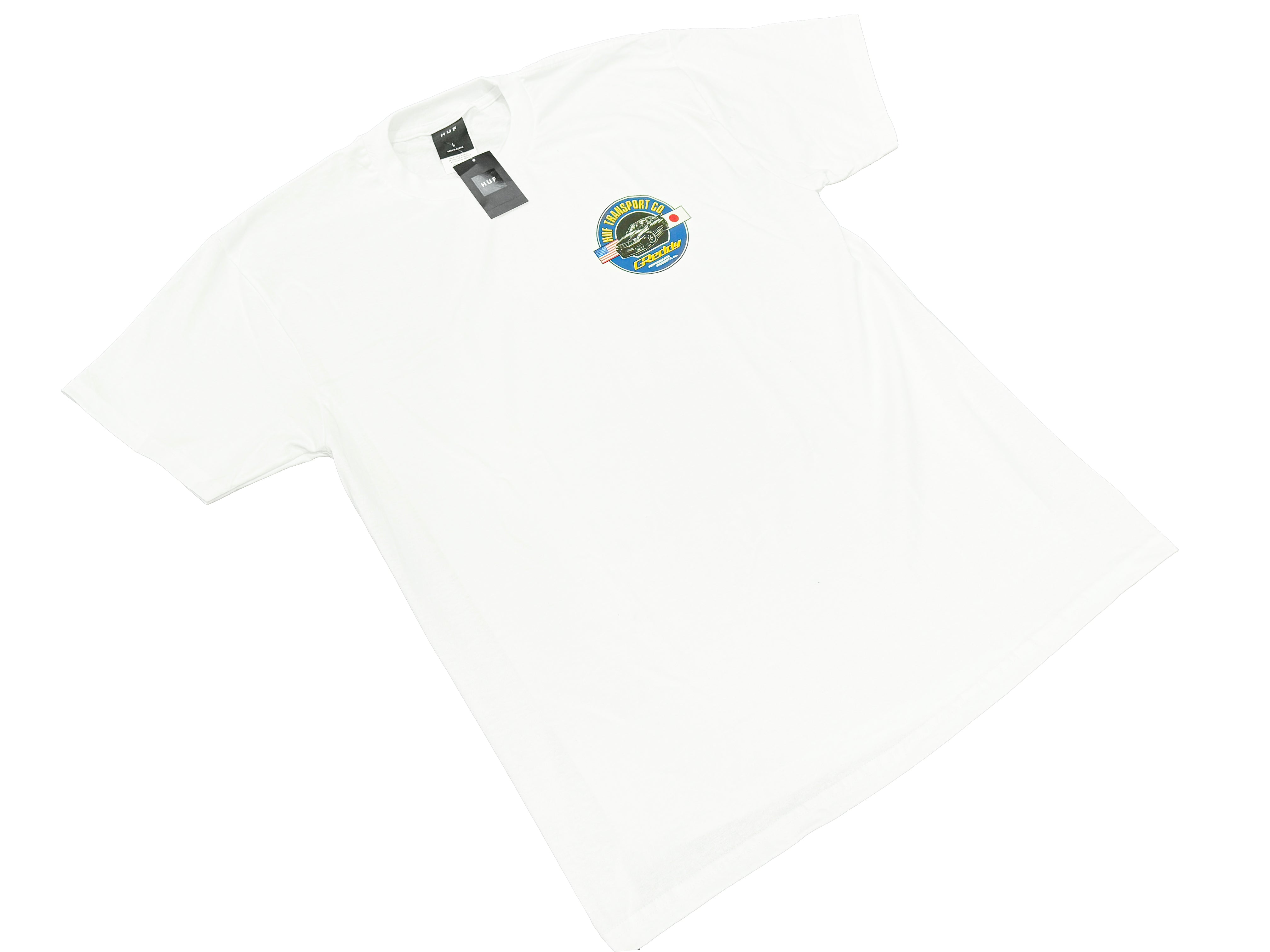 HUF x GReddy Transport S/S Tee - White