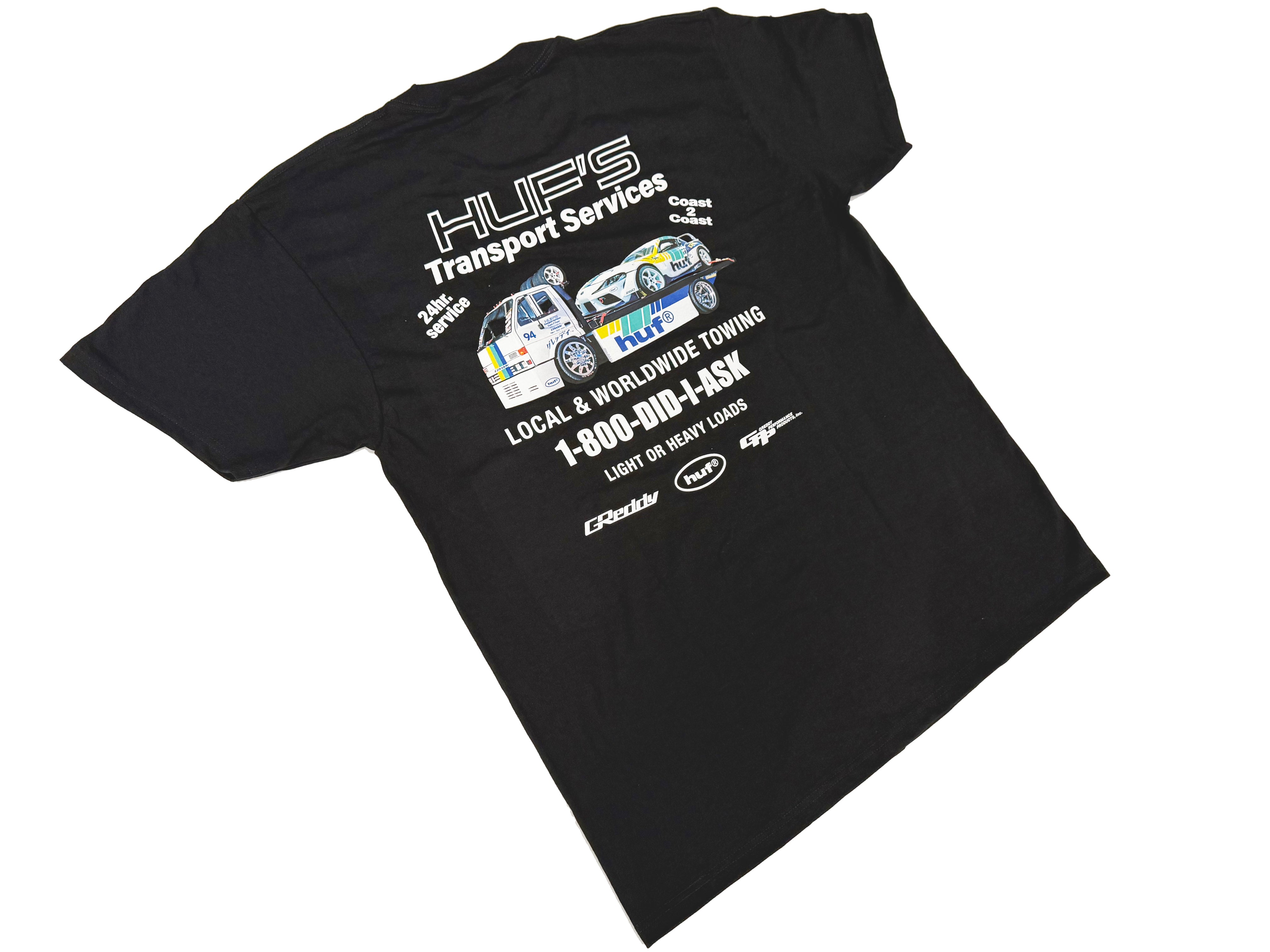 HUF x GReddy Tow S/S Tee - Black