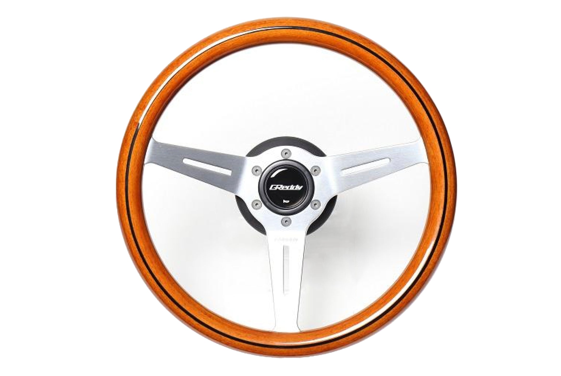 GREDDY WOOD STEERING WHEEL - LIGHT FINISH MED DISH - (16600008)