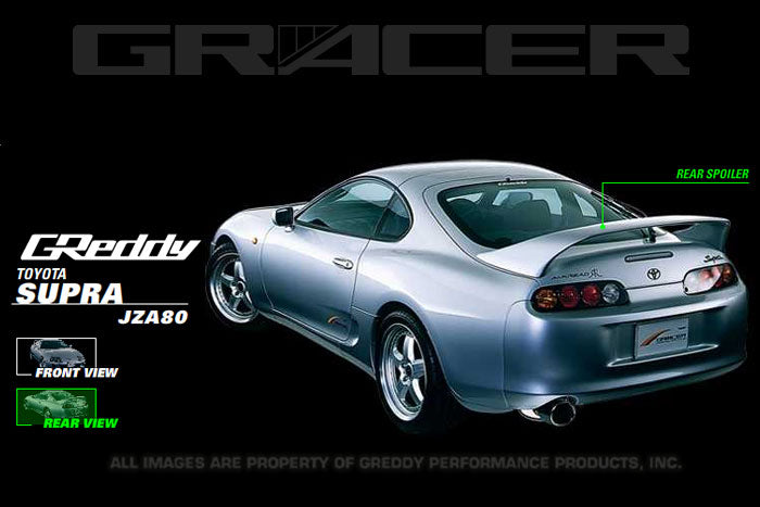 Toyota Supra (JZA80)  GReddy GRacer Aero Lip Spoiler / Wing