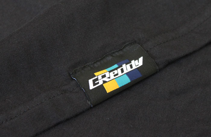 GReddy OG Logo Tee (with 3 stripes) - Black