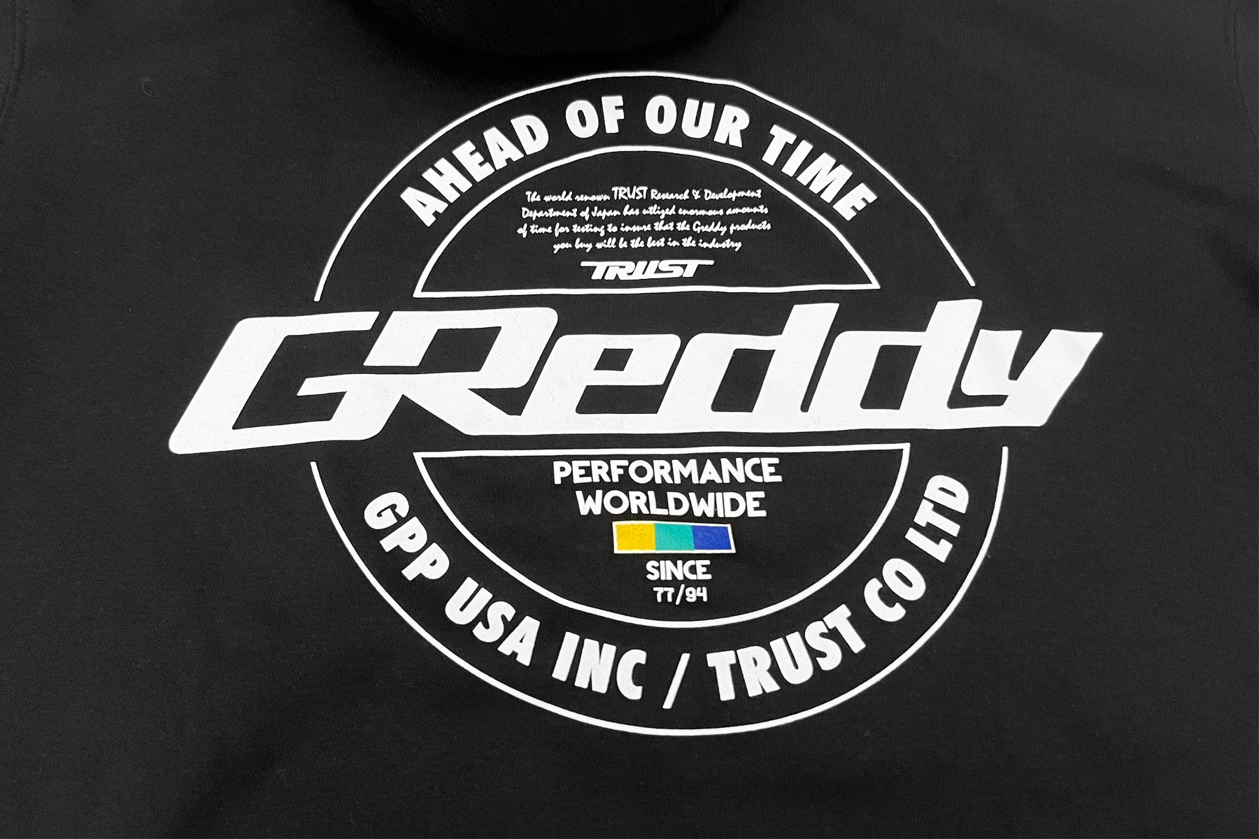 GReddy Worldwide Seal Pullover Hoodie - Black