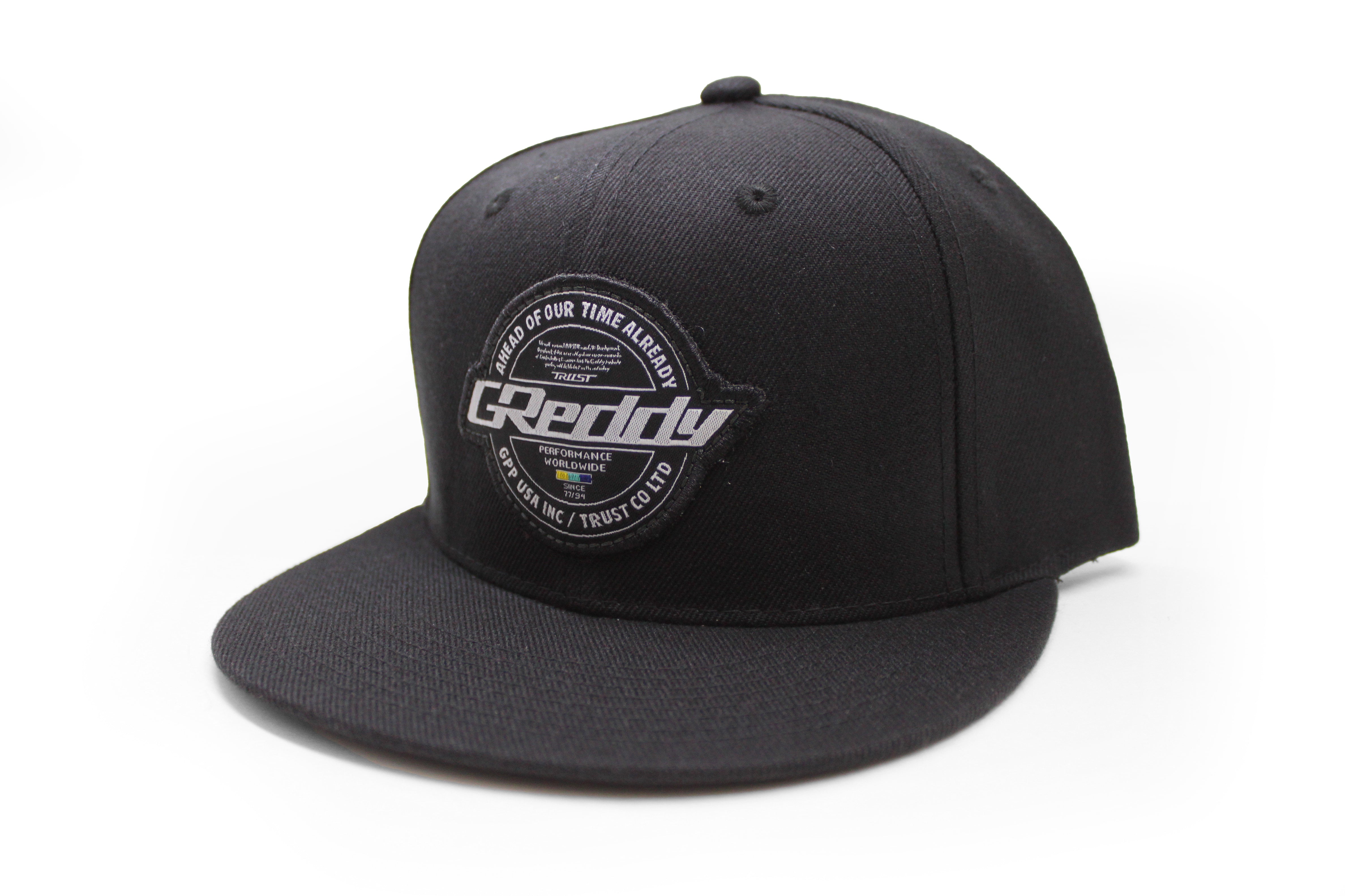 GReddy Seal Logo Snap-Back Cap - Black