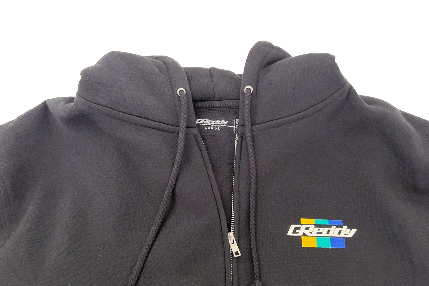 GReddy Katakana Pullover Hood - Dark Gray