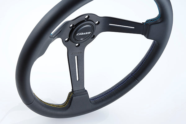 GREDDY SPORT STEERING WHEEL - 3 STRIPE DEEP DISH - (16600002)