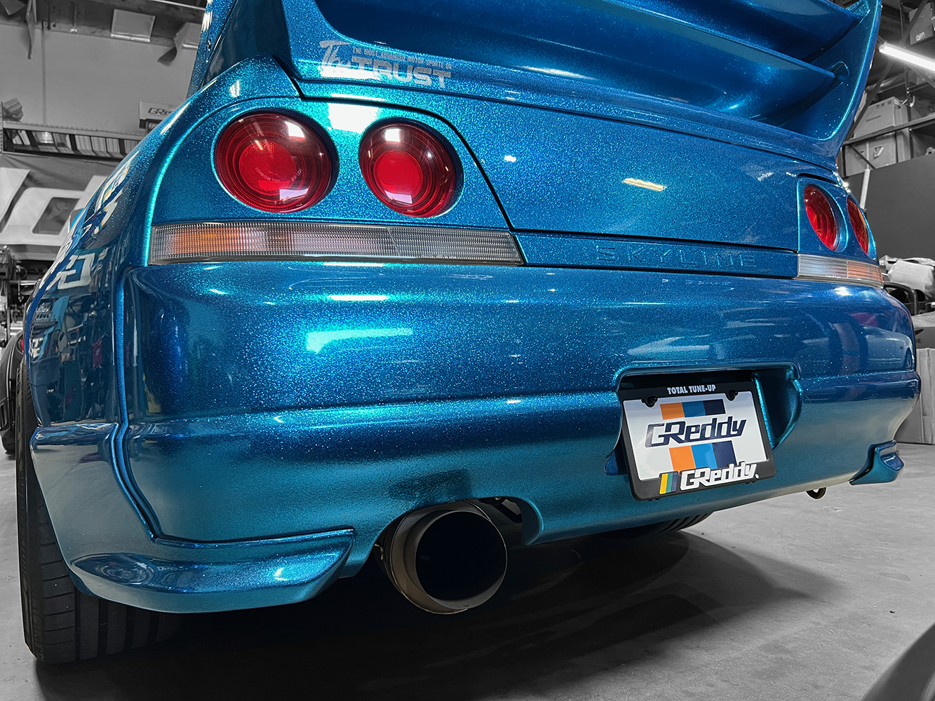 GReddy Total Tune Up License Plate Frame - "Black-out" or "Color"