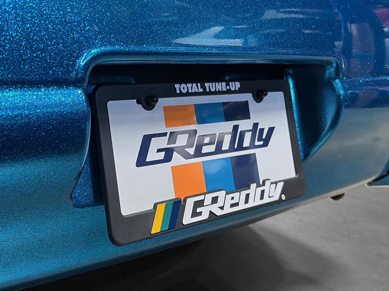 GReddy Total Tune Up License Plate Frame - "Black-out" or "Color"