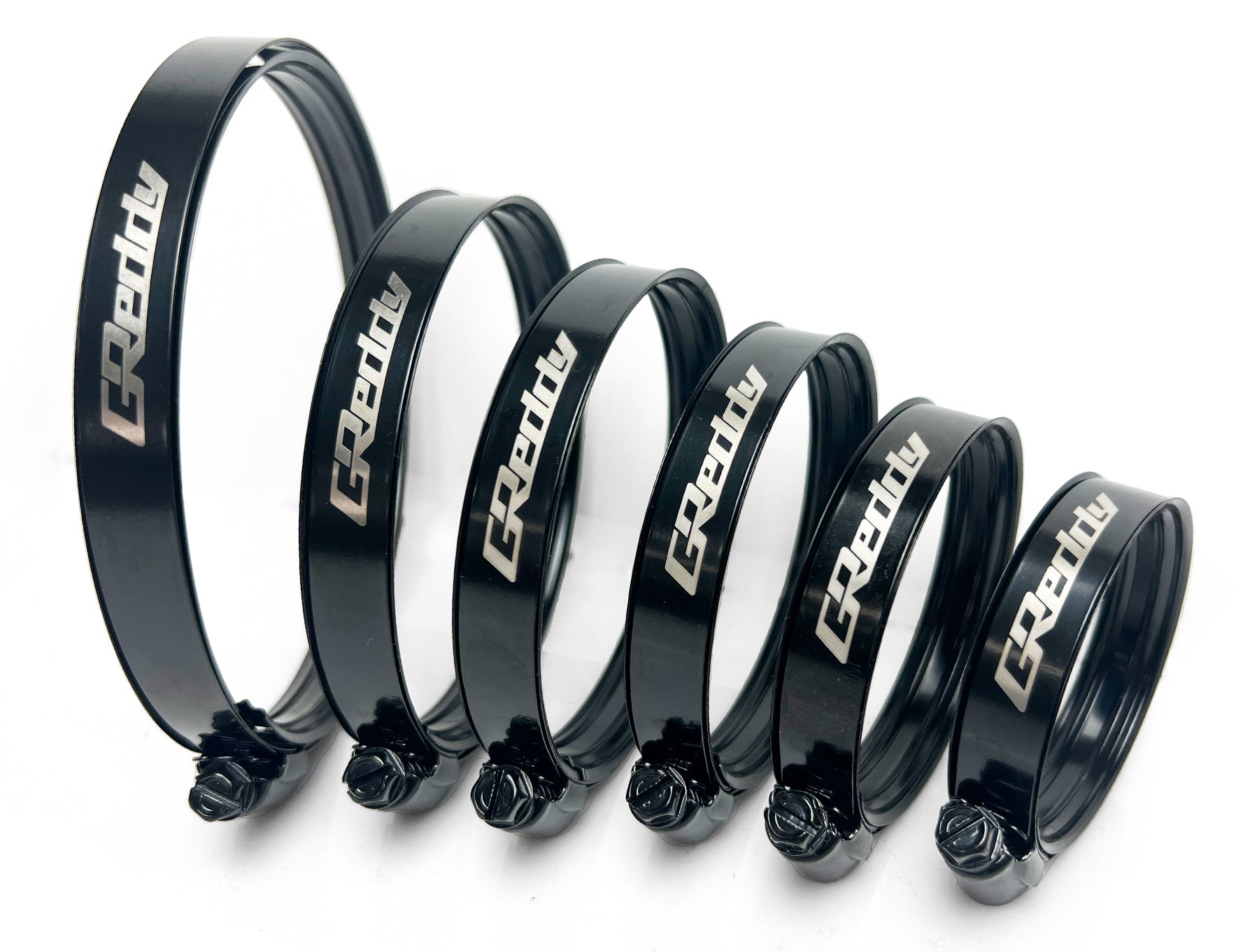 BLACK 100-120MM GREDDY DUAL-BEAD BOOST CLAMPS - (22400120)