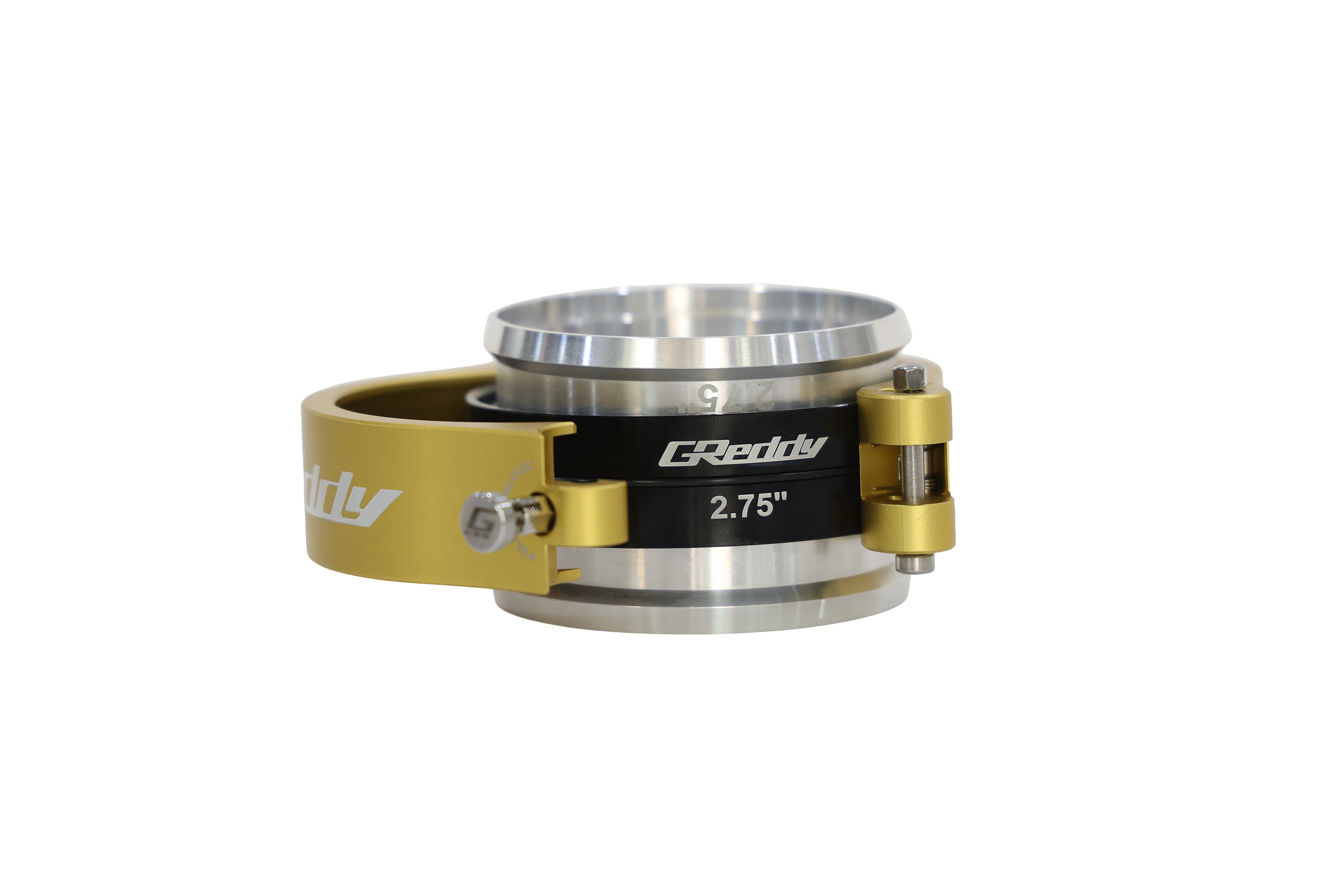 GREDDY 70mm BOOST TUBE CLAMP WITH WELD-ON RINGS (GOLD) - (22420275)