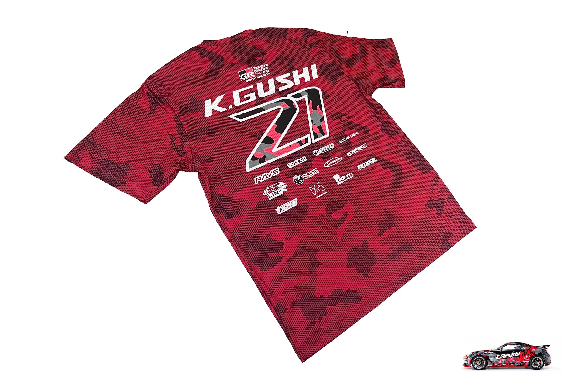 2024 K.Gushi Team Dri-Fit Tee(s)  - Camo Red