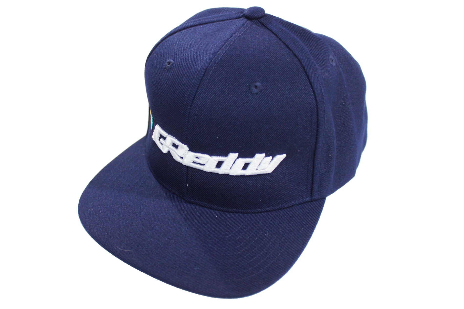 Forward Stripe GReddy Logo Snap-Back Cap - Navy Blue