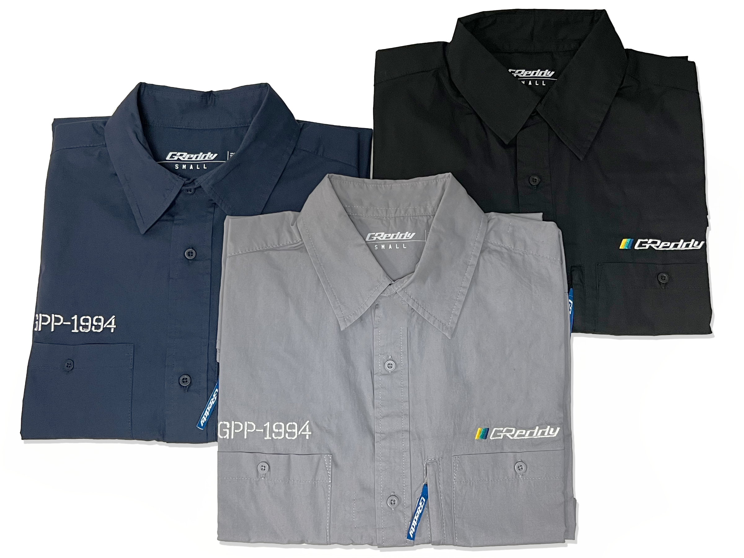 GReddy Mechanic's Button-up Work Shirt(s) 2.0 - Black