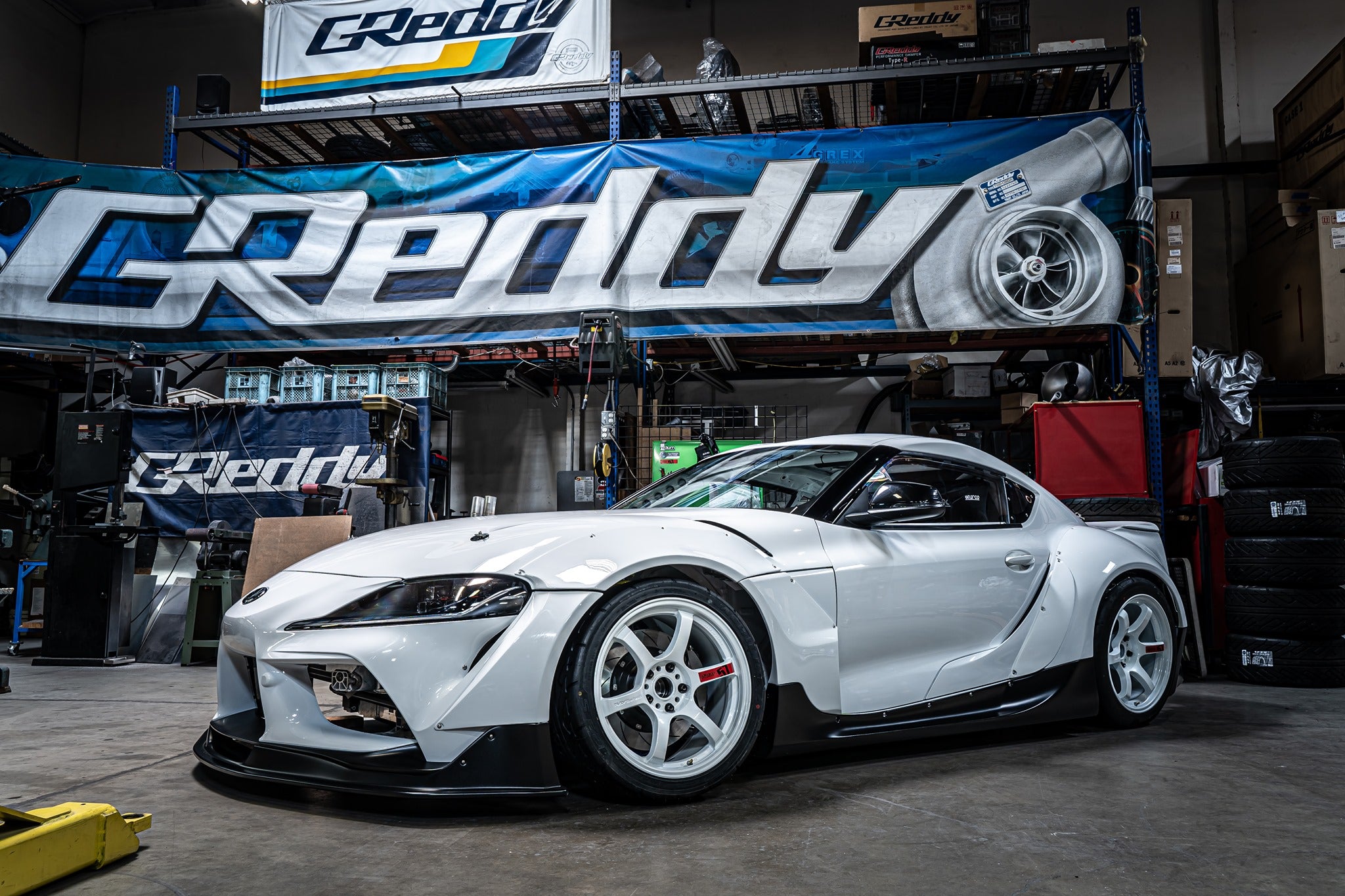 HUF x GReddy Yokomo Pandem A90 GR Supra 1/10 RC Body (clear) - (limited release)