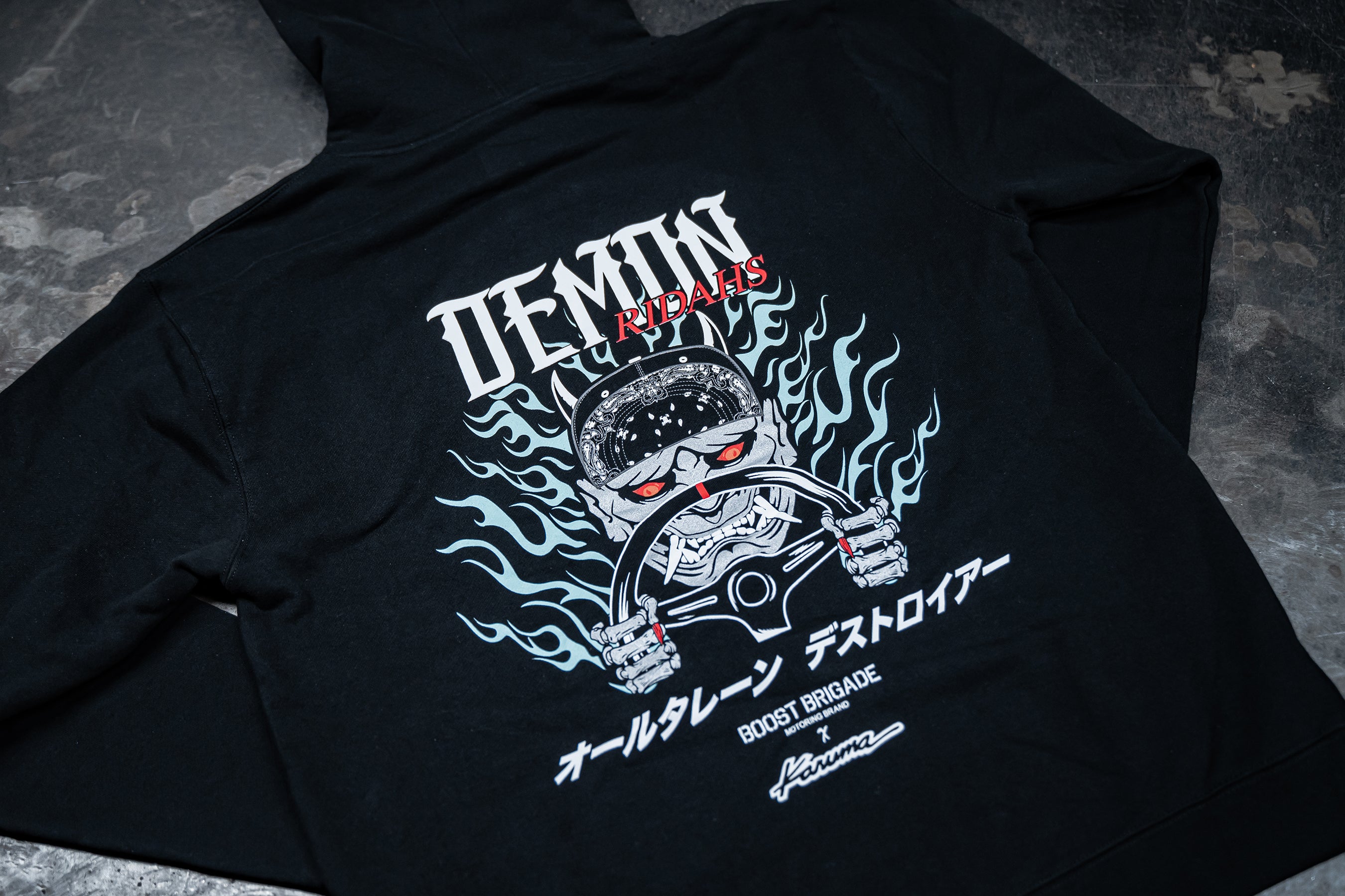 Boost Brigade x Karuma Demon Ridahs Pullover Hood