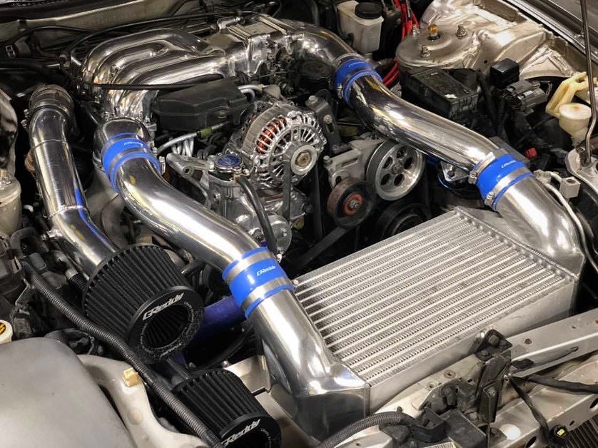 GREDDY V-MOUNT INTERCOOLER / RADIATOR KIT T-19 FD3S (M/C) Ver. 2 FULL KIT - (12040705 / 12040722)