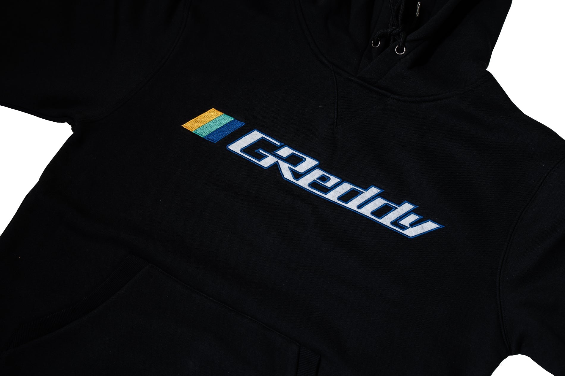 OG GReddy Embroidered Pullover Hoodie - Black