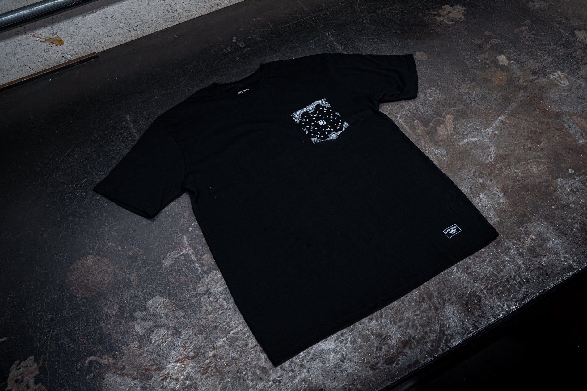 Boost Brigade Paisley Pocket Tee - Black