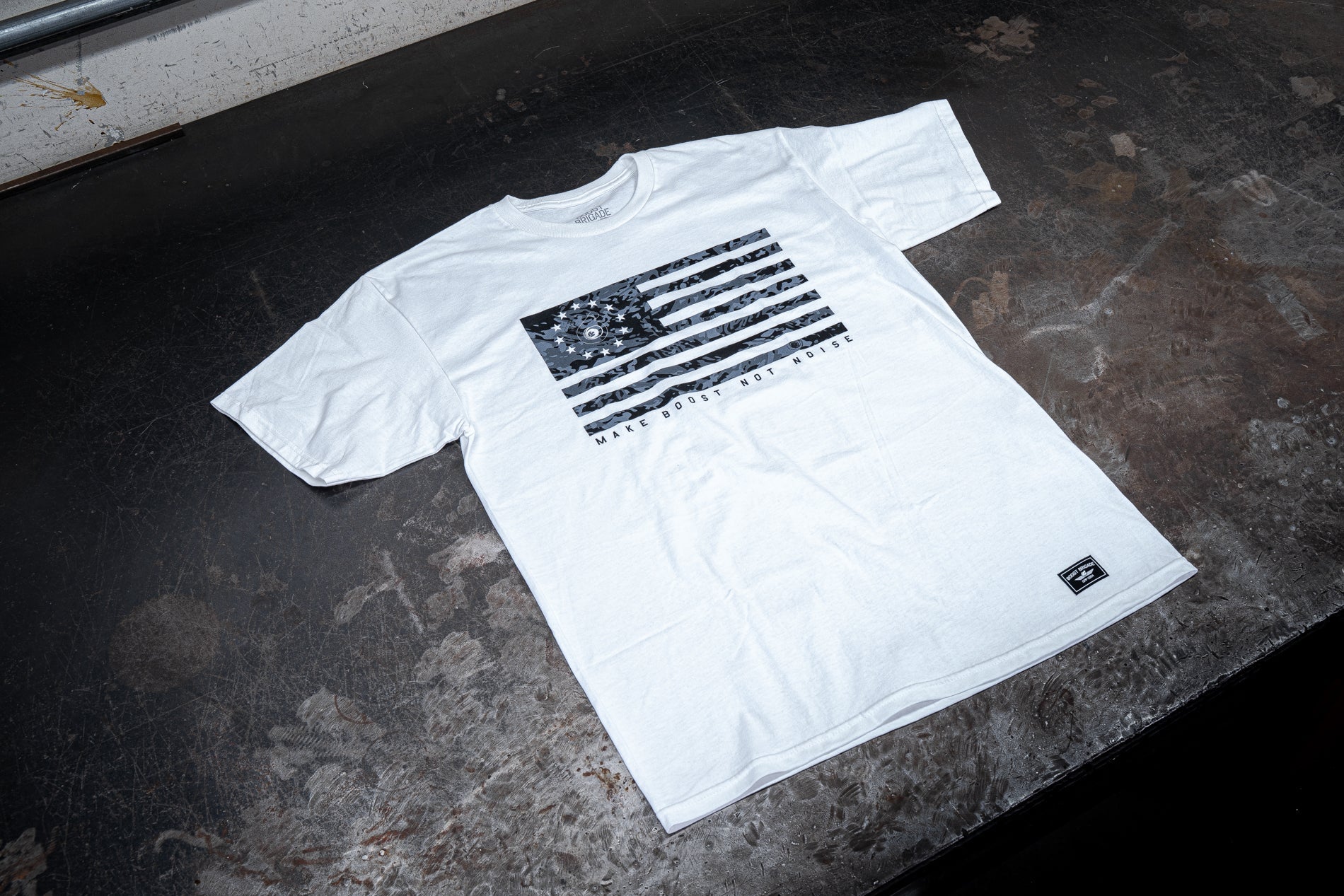 Boost Brigade Flag 2.0 Tee - White