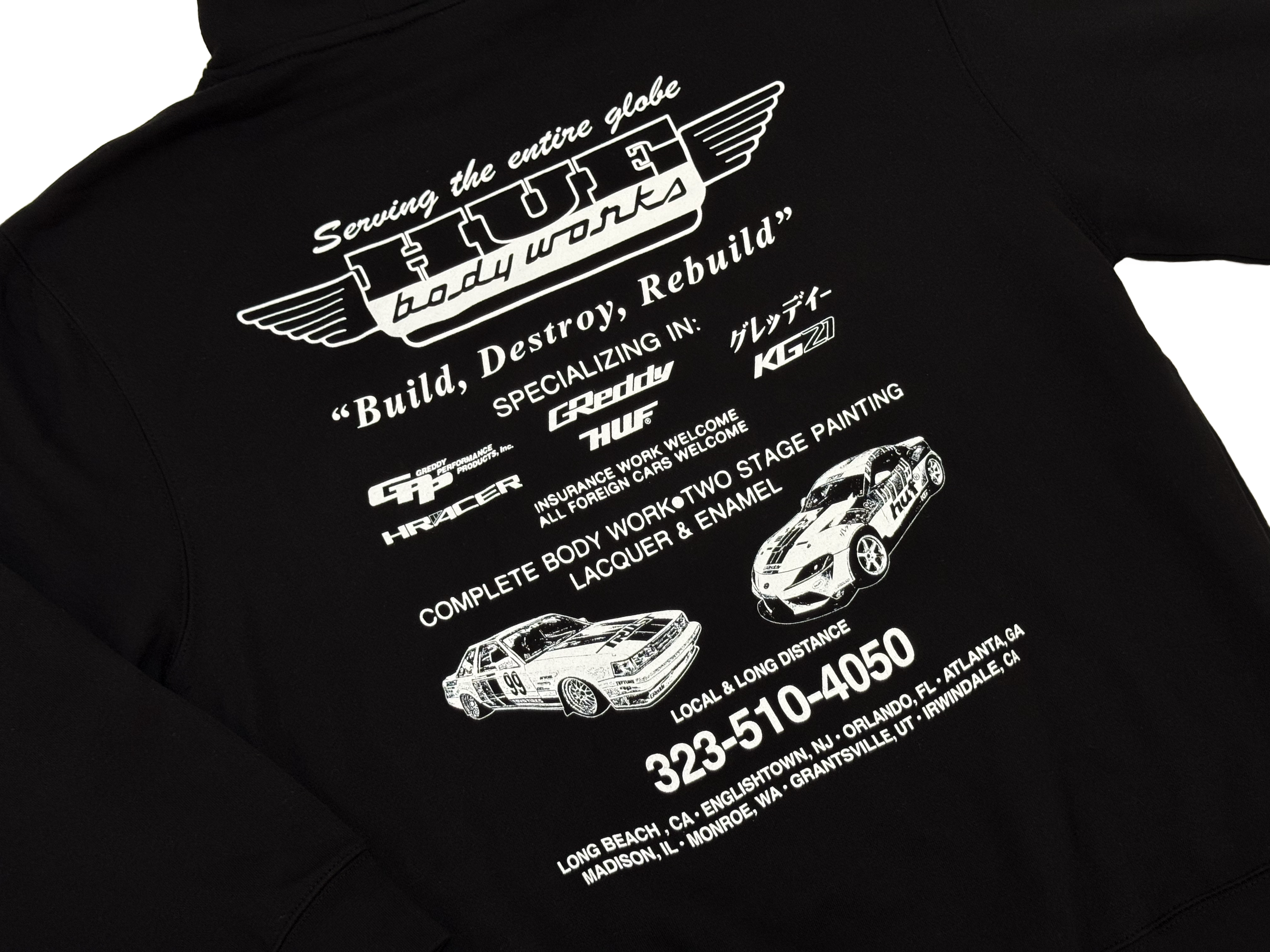 HUF x GReddy Body Works Pullover Hoodie