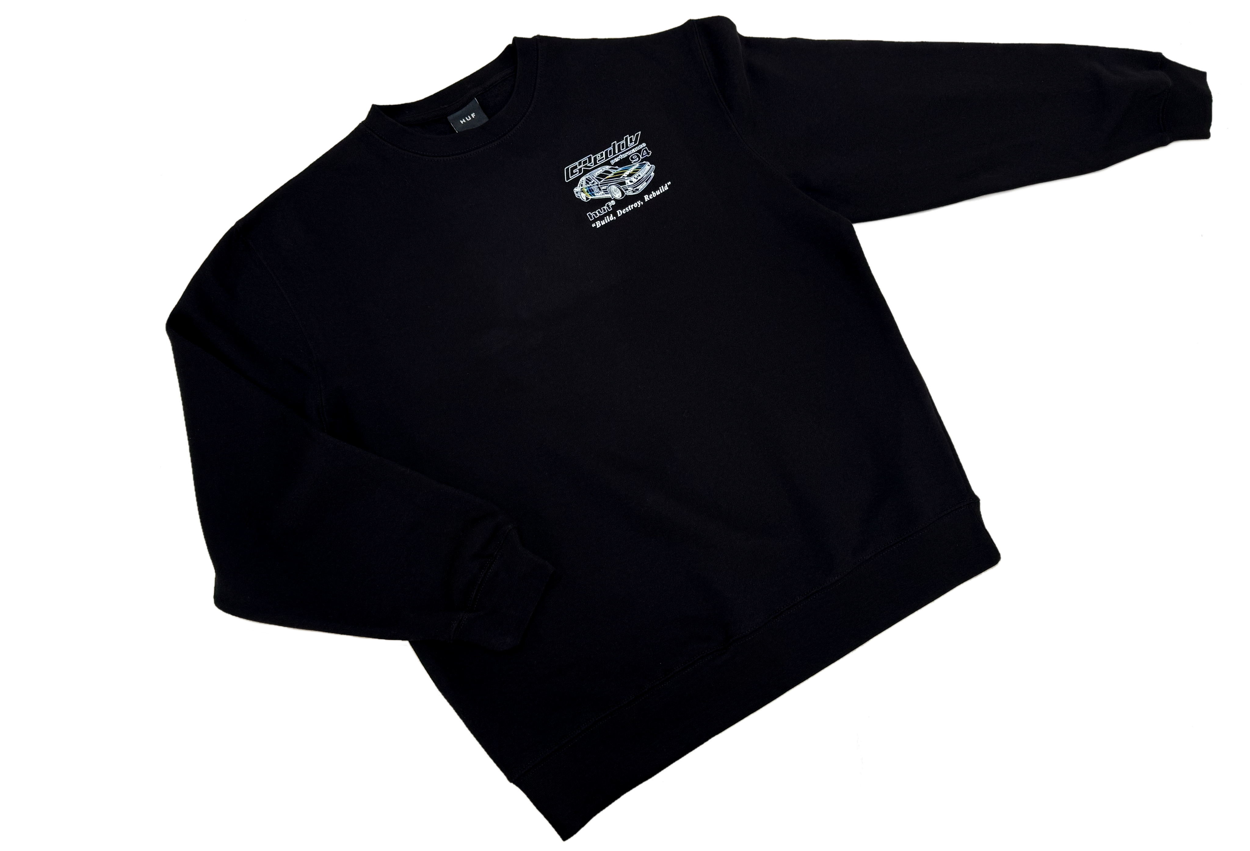 HUF x GReddy Retro Mod Crewneck Sweatshirt