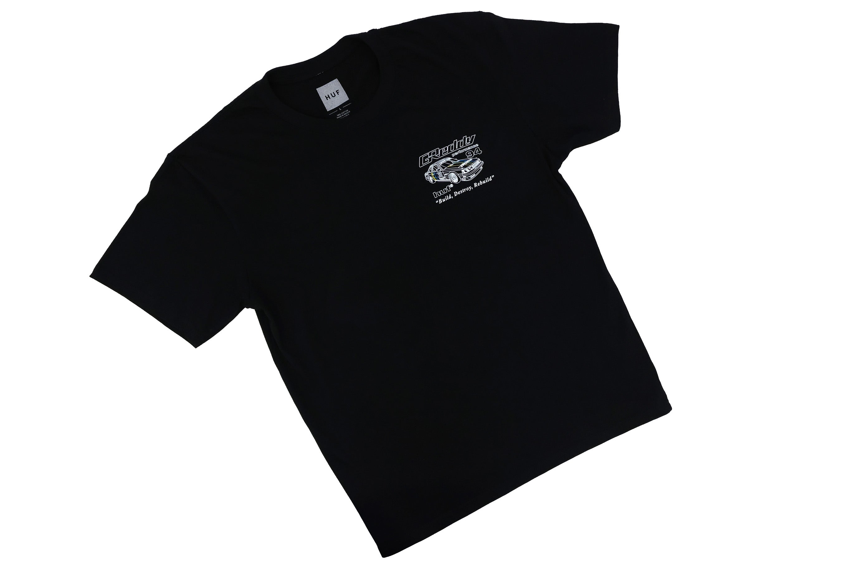 GReddy x HUF Retro Mod Tee - Black