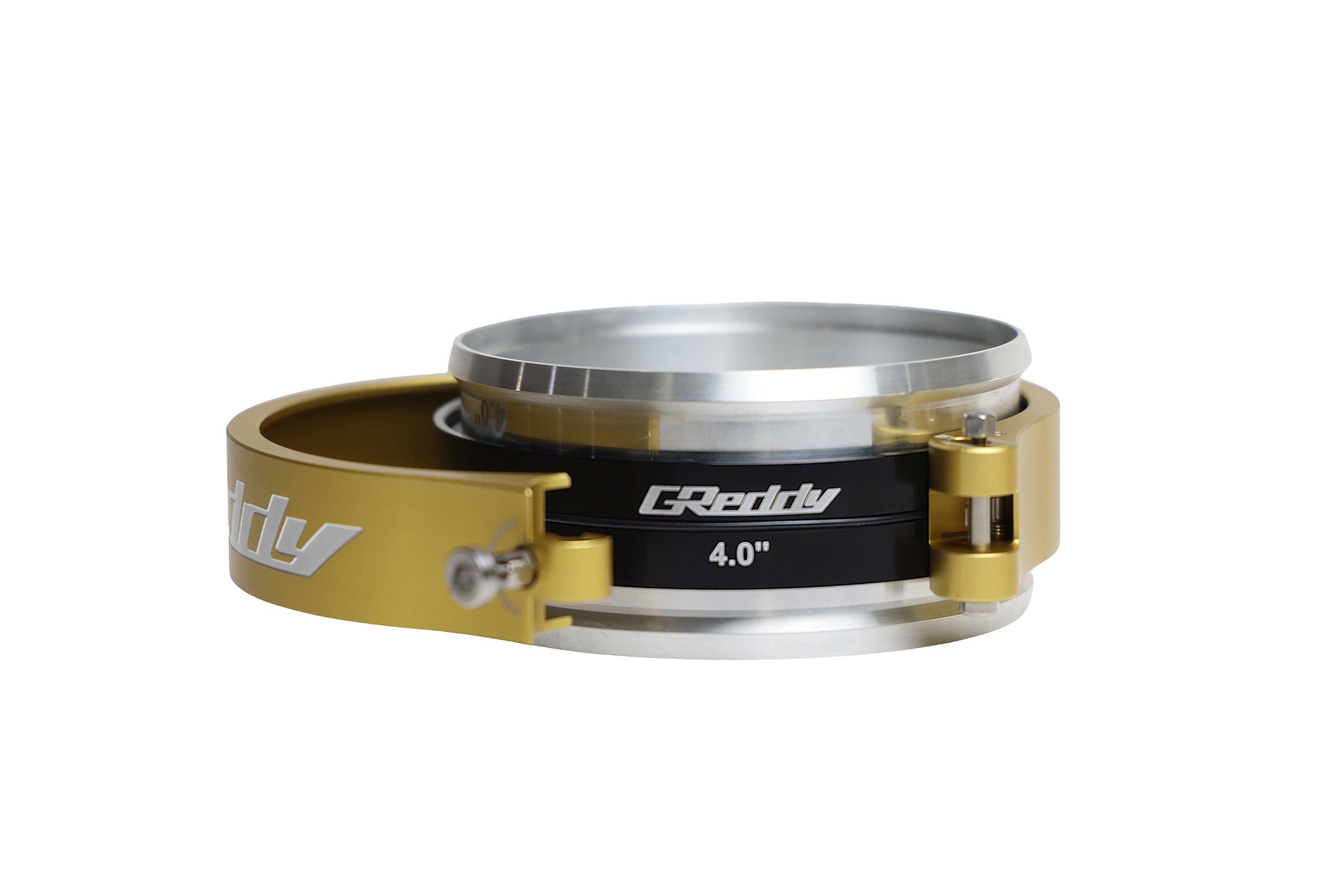 GREDDY 4.0" BOOST TUBE CLAMP WITH WELD-ON RINGS (GOLD) - (22420400)
