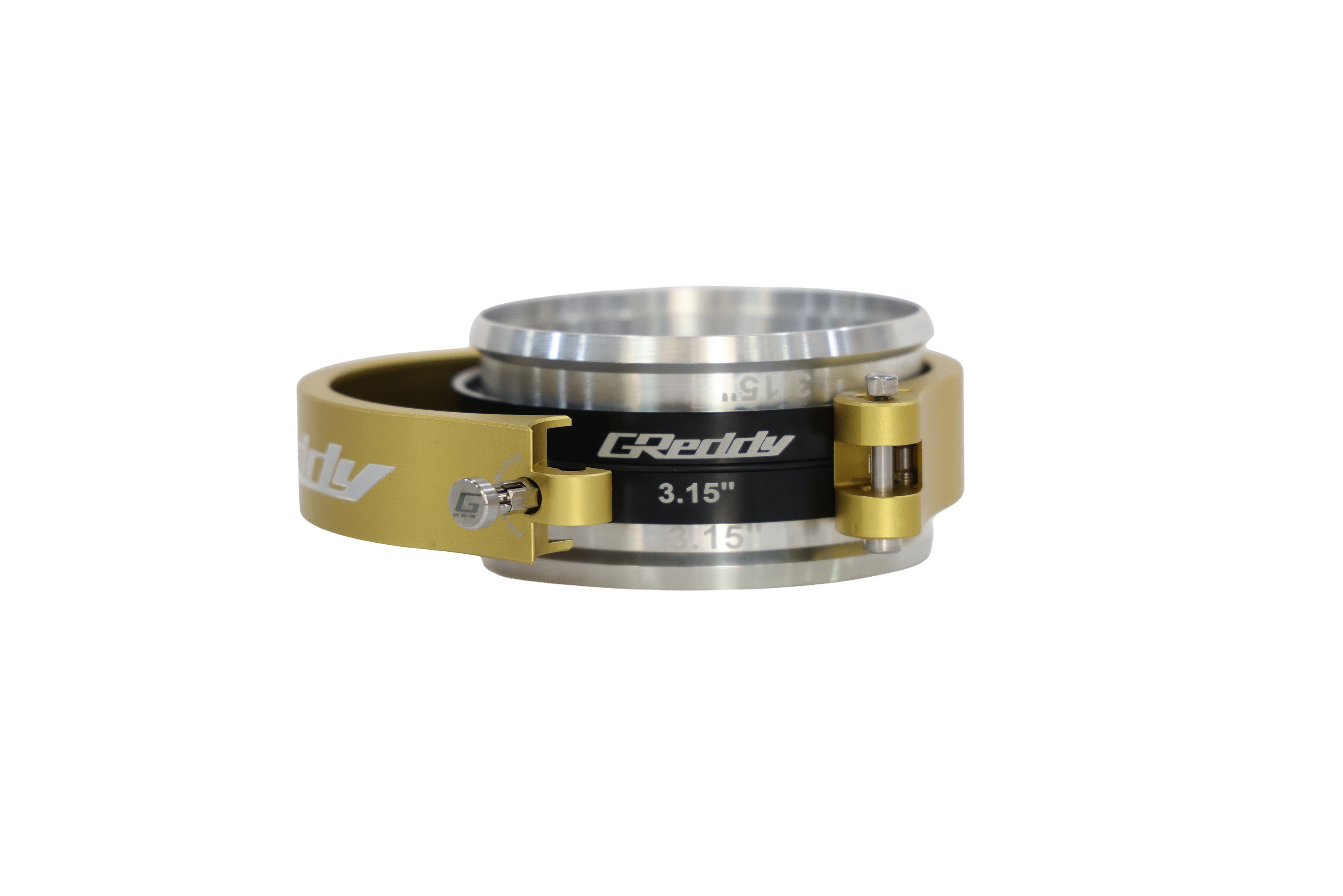 GREDDY 80mm BOOST TUBE CLAMP WITH WELD-ON RINGS (GOLD) - (22420315)