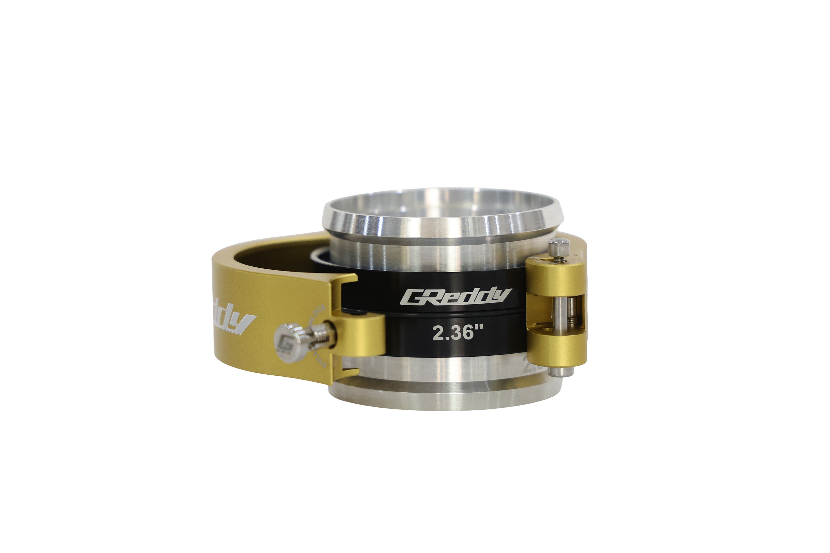 GREDDY 60mm BOOST TUBE CLAMP WITH WELD-ON RINGS (GOLD) - (22420236)
