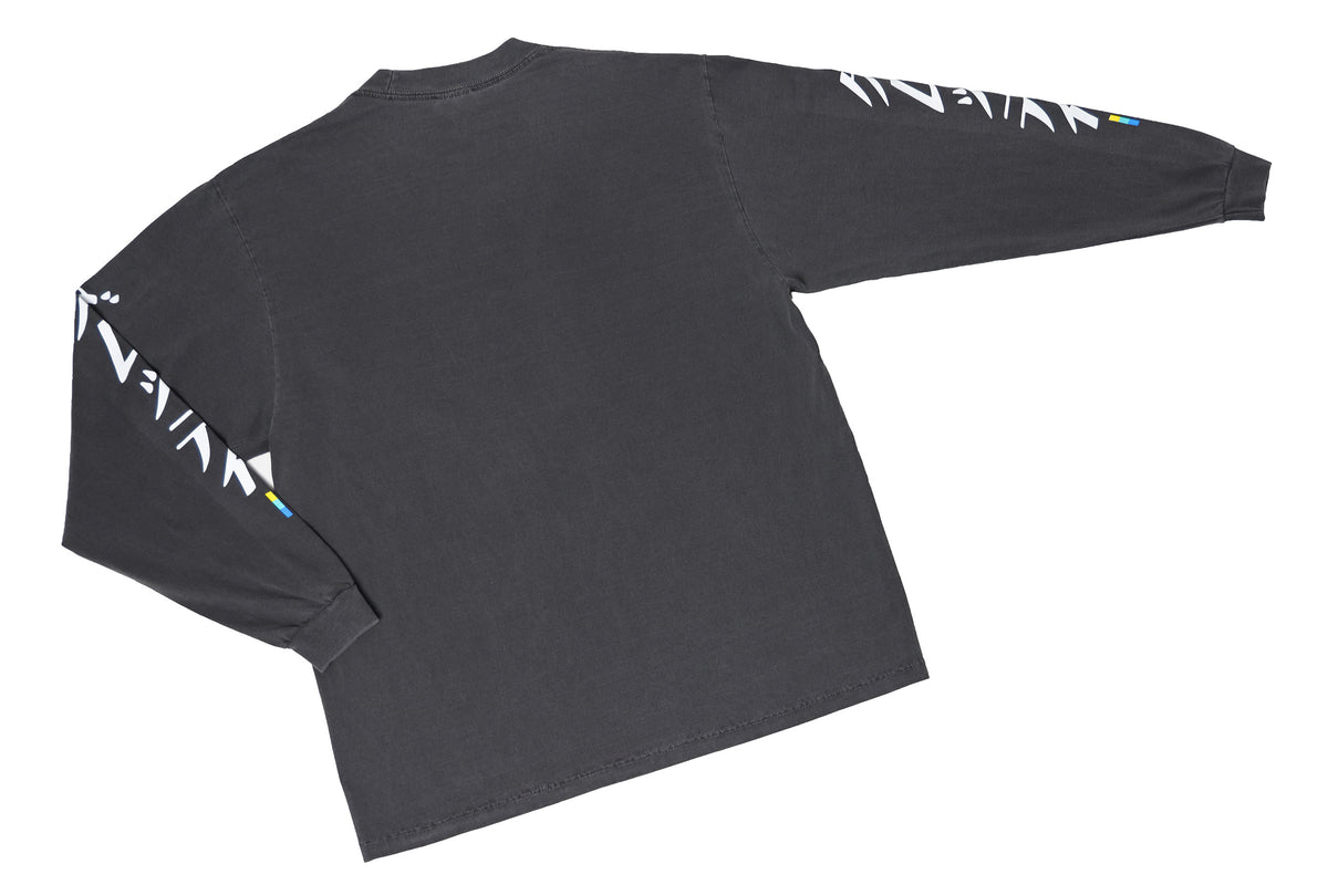 GReddy Understripe Boxy Long Sleeve Tee - Shadow