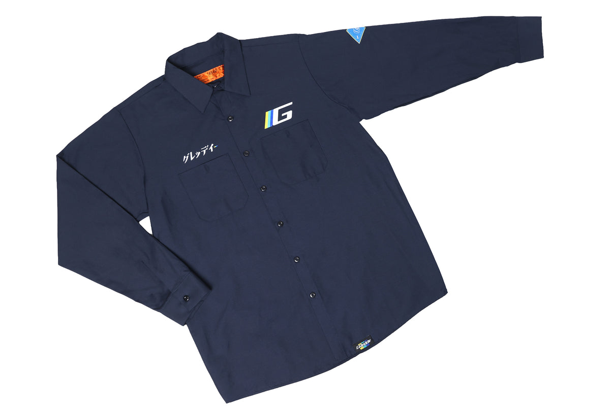 GReddy "94" Long Sleeve Work Shirt - Navy