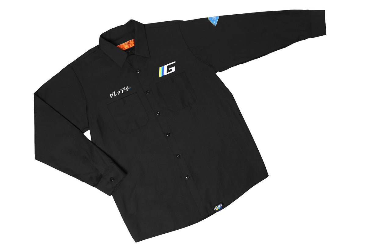 GReddy "94" Long Sleeve Work Shirt - Black