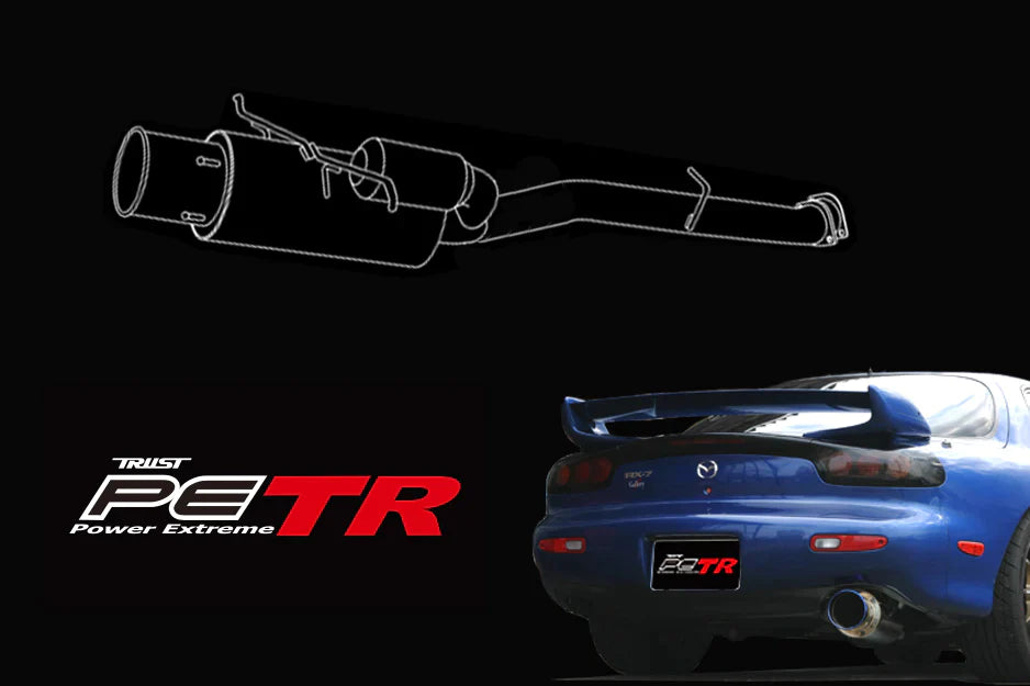 TRUST PE-TR Cat-back Exhaust Systems - application specific