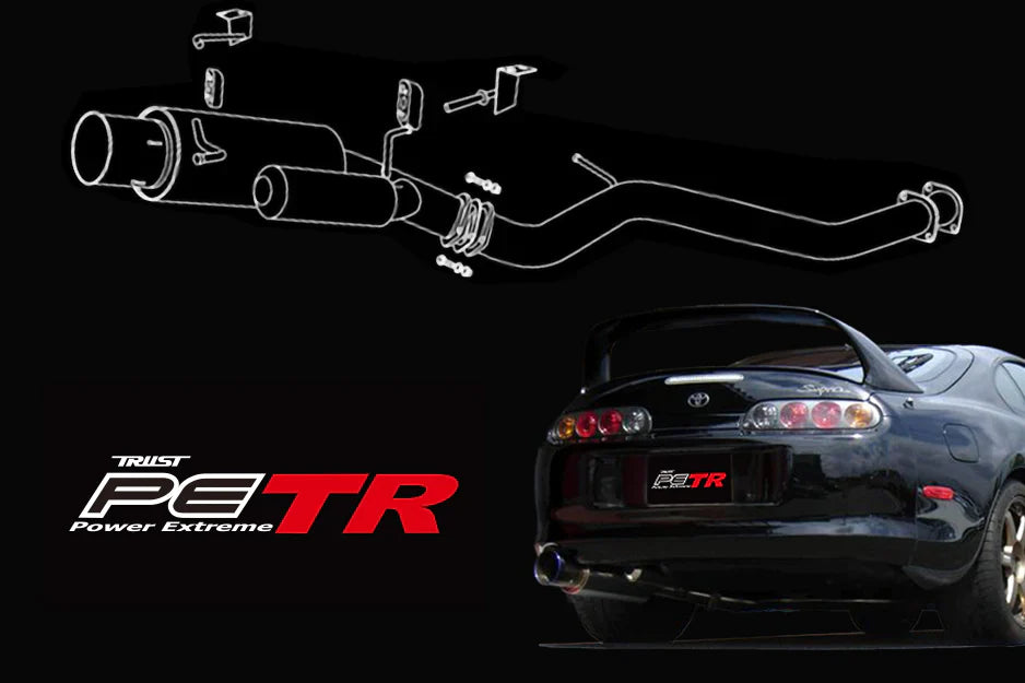 TRUST PE-TR Cat-back Exhaust Systems - application specific