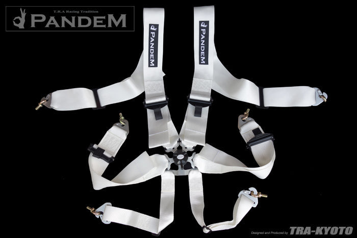Pandem Seat Belt Harness - White