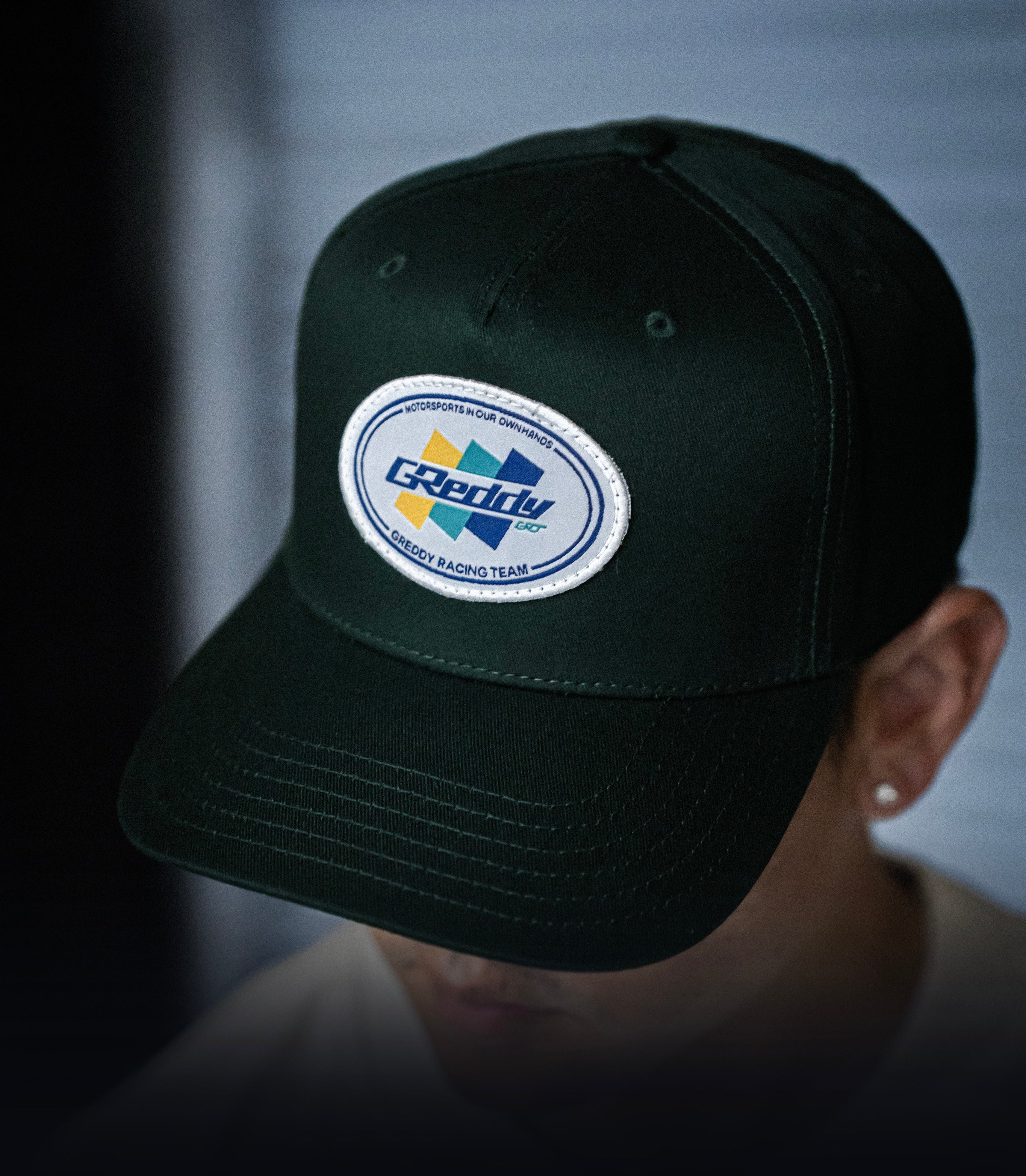GReddy Racing Team A-Frame Cap - Dark Green