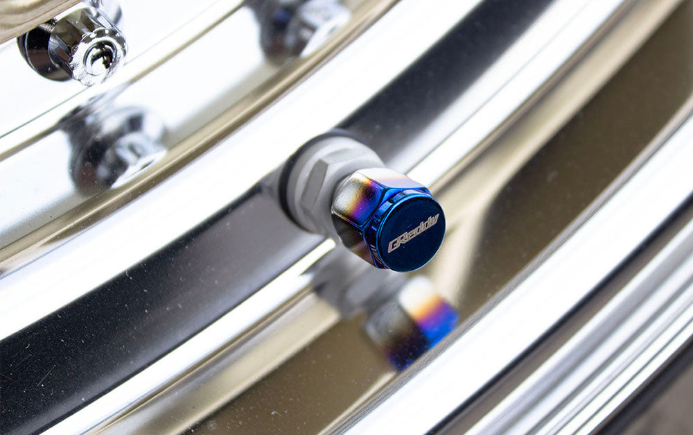 GREDDY AIR VALVE STEM CAP (TI) - (18001996)