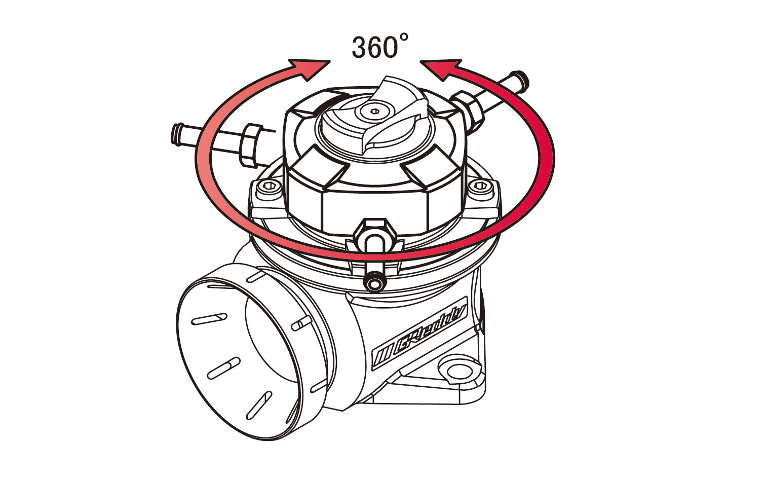 GREDDY TYPE FV2 BLOW OFF VALVE - (11501666)