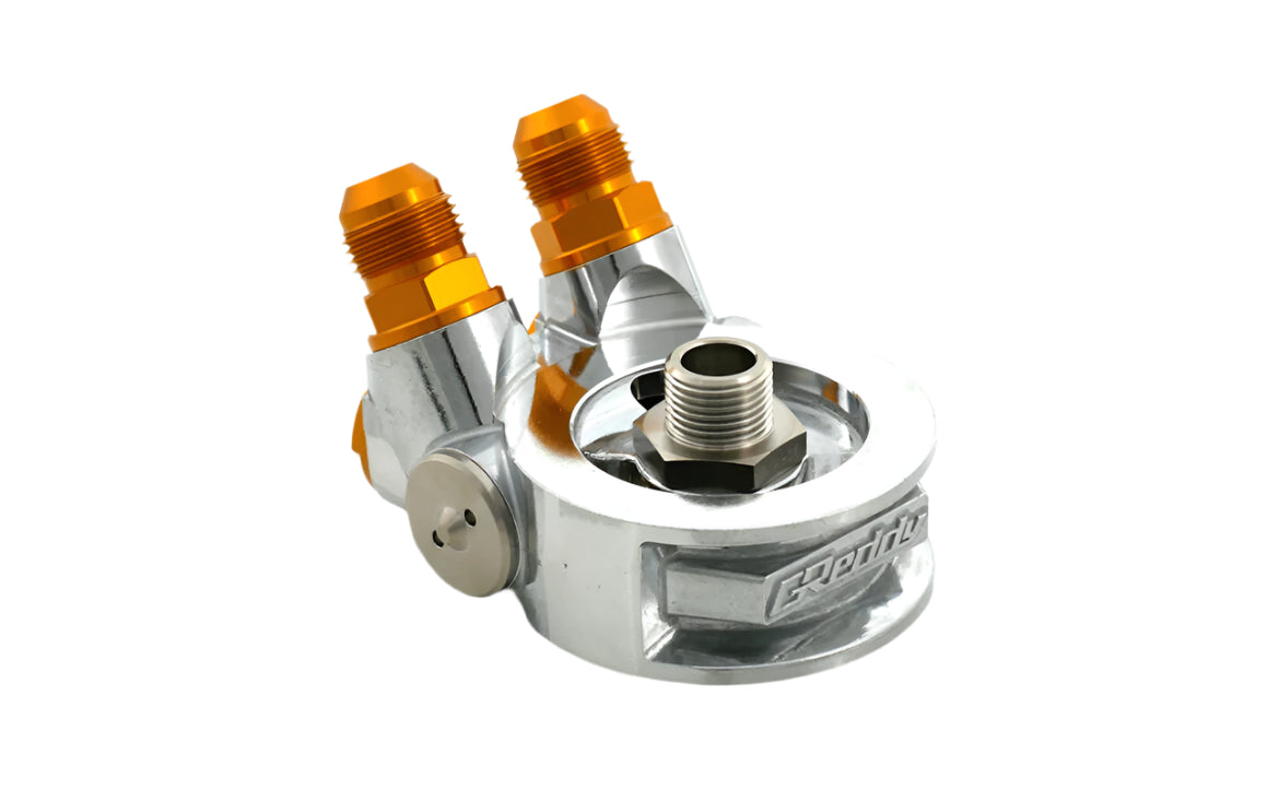 OIL COOLER STD BLOCK, ENG: M20x1.5, FILTER: M20xP1.5, 10AN - (12401190) NEW!