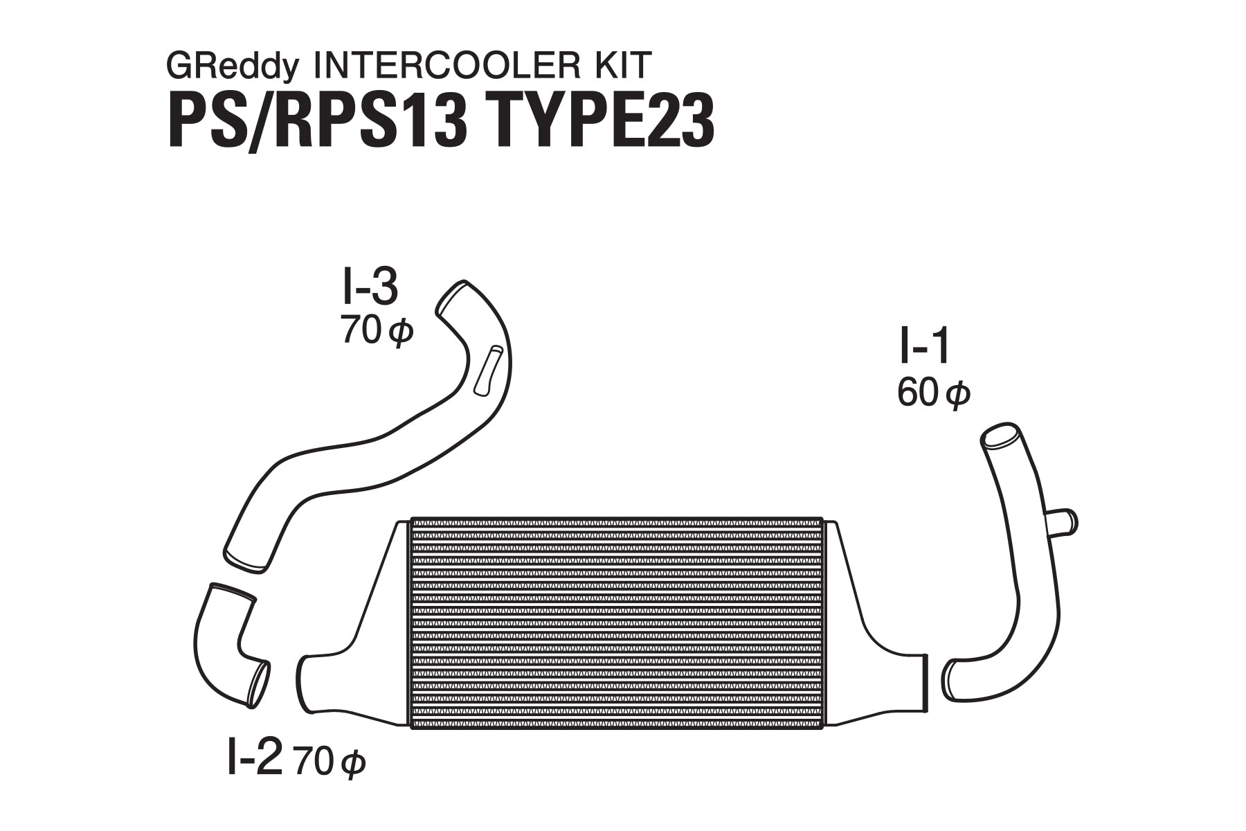 TRUST INTERCOOLER T-23F S13/PS13 - (12020204)