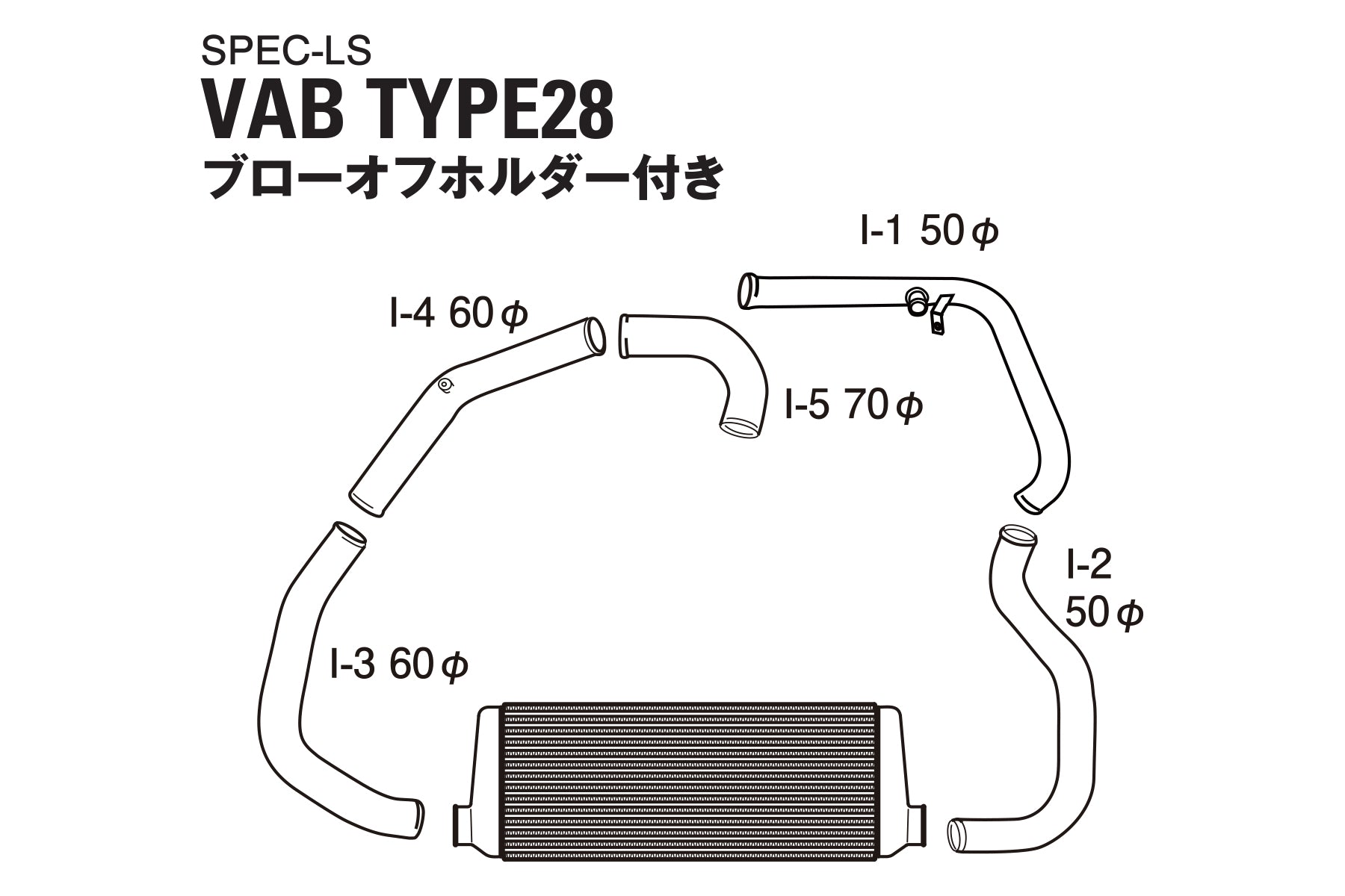 I/C  SPEC-LS VAB SPEC-LS T-24E Blow-off FV2 Set - (12060416)