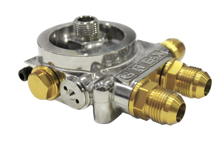 GReddy Oil Cooler Filter Block Adapter Type-I - Remote Filter ( & Optional Bypass Tube )