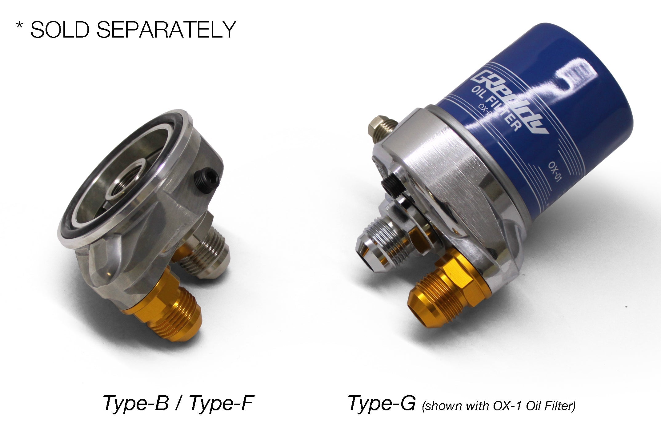 GReddy Oil Cooler Relocation Block Adapter Type-B / Type-F - for Remote Filter