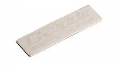 GReddy JDM Aluminum stick-on Badges L50mm x  H14mm - Set of 2pcs.